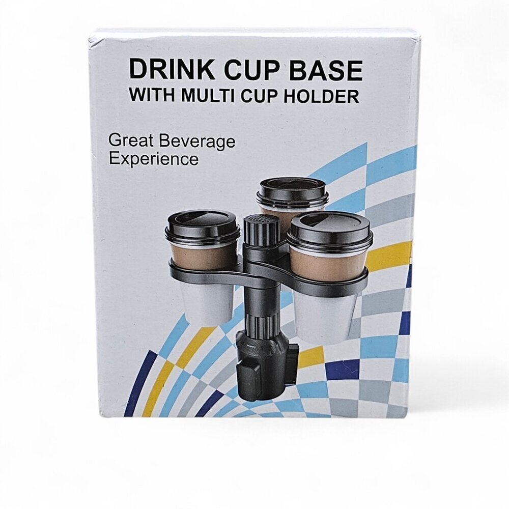 3 in 1 Multifunctional Car Drinks Holder Universal Cup Holder New